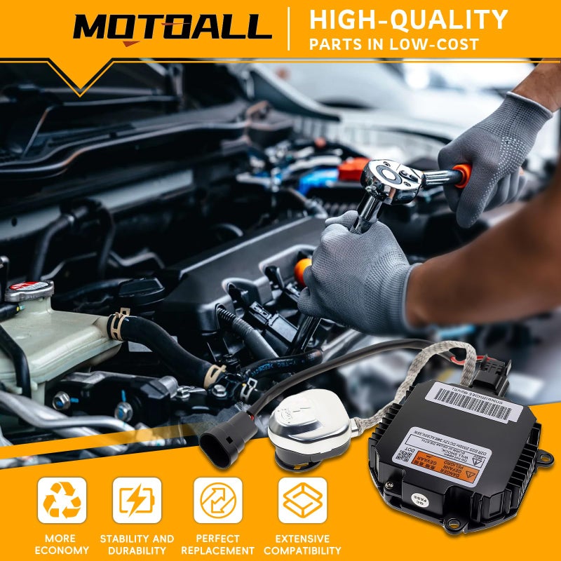 MOTOALL HID Xenon Ballast Control Unit Module with Igniter for D2R D2S Nissan Infiniti Mazda Saab 28474-89904 28474-89907 28474-8991A 28474-89915 Matsushita NZMNS111LANA NZMNS111LBNA - Image 2